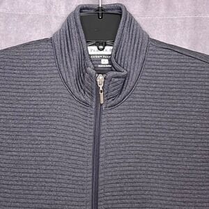 Pebble Beach Pullover Mens Large Gray Excellent Dry-Luxe Performance Quarter-Zip